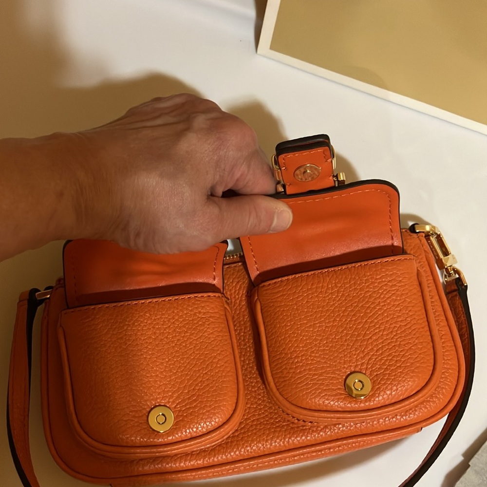 Michael Kors ZOE orange punch Pochette - Picture 10 of 13